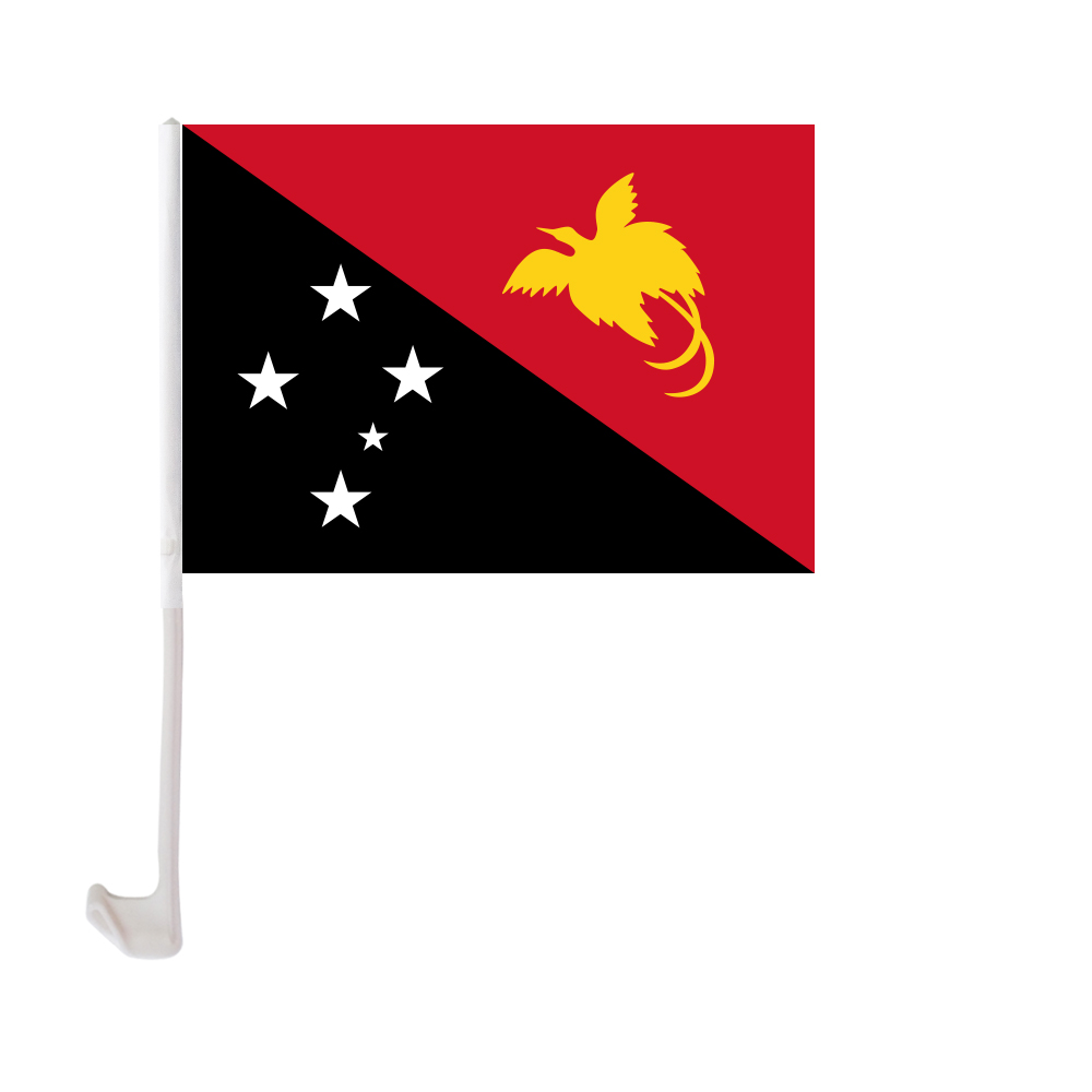 30x45cm Papua New Guinea Car Flag Polyester UV Protection Window Clip Car Decoration Banner with Flagpole
30x45cm Papua New Guinea Car Flag Polyester UV Protection Window Clip Car Decoration Banner with Flagpole