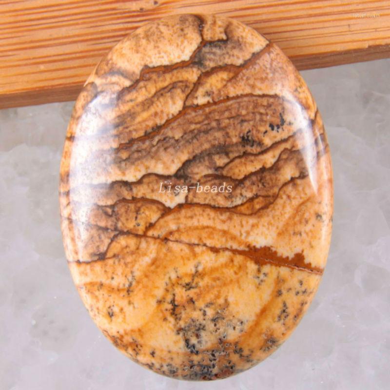 Charms CAB Cabochon Fit Necklace Earrings Oval 30x40MM Natural Stone Bead Picture Jaspe Jewelry Gift For Men Women 1Pcs K1691
Charms CAB Cabochon Fit Necklace Earrings Oval 30x40MM Natural Stone Bead Picture Jaspe Jewelry Gift For Men Women 1Pcs K1691