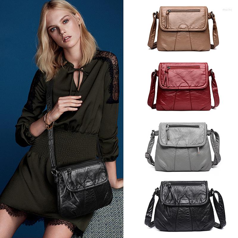 Evening Bags Black Red Gray Khaki Small Women Messenger Bag Soft Washed PU Leather Crossbody Female Handbag Purses Chain
Evening Bags Black Red Gray Khaki Small Women Messenger Bag Soft Washed PU Leather Crossbody Female Handbag Purses Chain