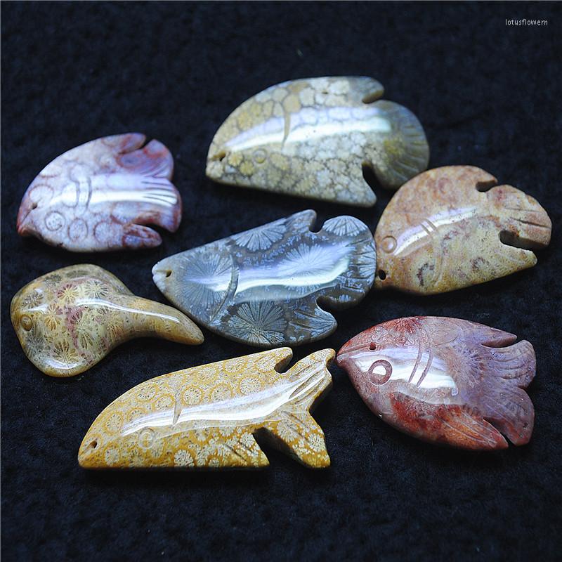 Charms 1PCS Fashion Women's Pendants Nature Gemstone Fish Shape Perfect For DIY Jewelry Accessories Only One Each Piece S
Charms 1PCS Fashion Women's Pendants Nature Gemstone Fish Shape Perfect For DIY Jewelry Accessories Only One Each Piece S