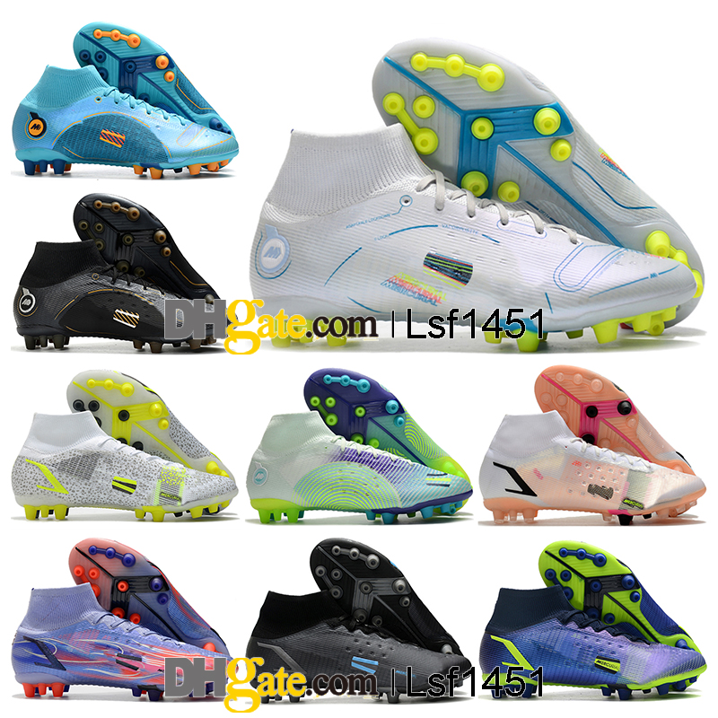 GIFT BAG Mens High Ankle Football Boots Crampons CR7 Mercurial Superfly 8 VIII Elite AG Firm Ground Cleats Neymar ACC Soccer Shoes Outdoor Trainers Botas De Futbol, Color 1
GIFT BAG Mens High Ankle Football Boots Crampons CR7 Mercurial Superfly 8 VIII Elite AG Firm Ground Cleats Neymar ACC Soccer Shoes Outdoor Trainers Botas De Futbol, Color 1