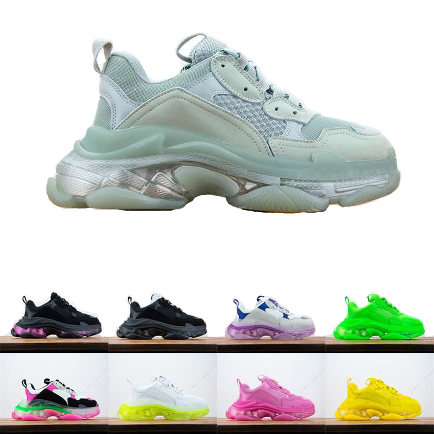 Top Fashion Triple s Mens Women Casual Shoes Crystal Red Bottoms Paris 17FW Vintage Clear Sole Platform Sneakers Trainers, 20
Top Fashion Triple s Mens Women Casual Shoes Crystal Red Bottoms Paris 17FW Vintage Clear Sole Platform Sneakers Trainers, 20
