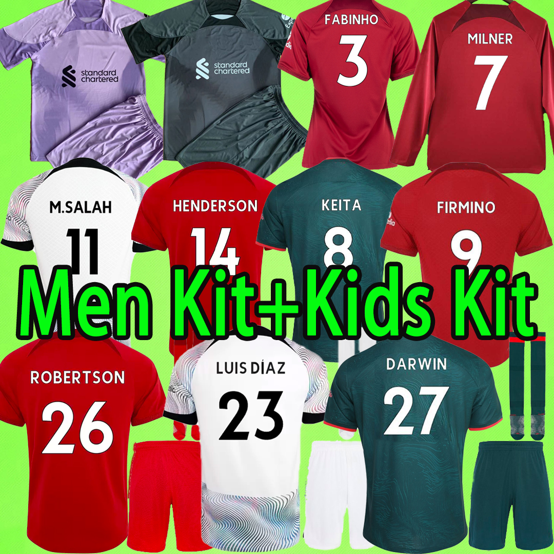 Men Kit Kids Sets with shorts Soccer Jerseys 22 23 A.BECKER Goalkeeper FABINHO 2022 2023 DARWIN Football Shirt ALEXANDER ARNOLD CARVALHO ELLIOTT long sleeve women boy, 22/23 third
Men Kit Kids Sets with shorts Soccer Jerseys 22 23 A.BECKER Goalkeeper FABINHO 2022 2023 DARWIN Football Shirt ALEXANDER ARNOLD CARVALHO ELLIOTT long sleeve women boy, 22/23 third