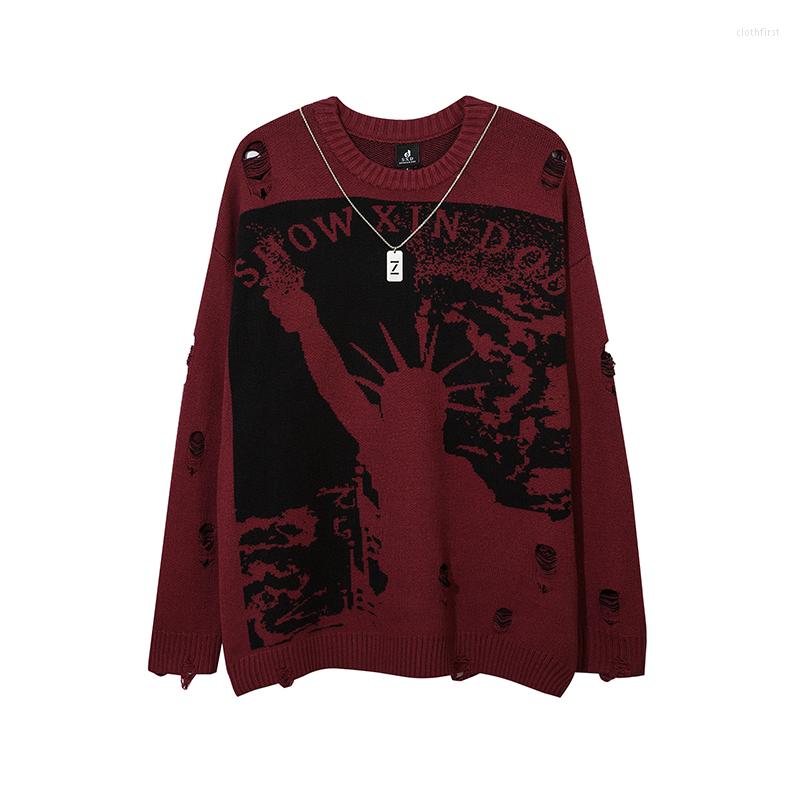 Men's Sweaters Retro Character Letter Patchwork Hole Spring Mens And Womens Round Neck Hip Hop Knitted Oversized Pullover Sweater, Black
Men's Sweaters Retro Character Letter Patchwork Hole Spring Mens And Womens Round Neck Hip Hop Knitted Oversized Pullover Sweater, Black