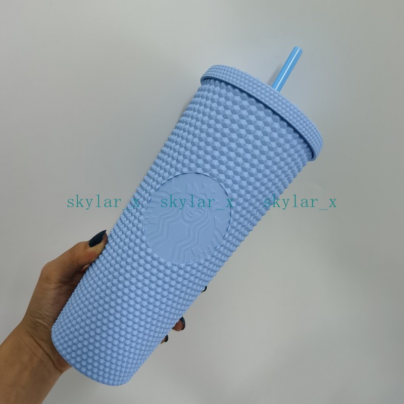Starbucks Tumblers Double Maca Blue Durian Laser Straw Cup 710ML Tumblers Mermaid Plastic Cold Water Coffee Cups Gift Mug L99, Customize
Starbucks Tumblers Double Maca Blue Durian Laser Straw Cup 710ML Tumblers Mermaid Plastic Cold Water Coffee Cups Gift Mug L99, Customize