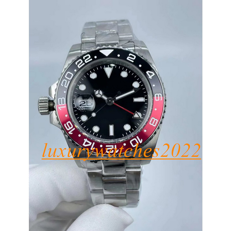 Mens Watch 40mm gmt left-handed multiple colors Sapphire Glass Asia 2813 movement Rotating Bezel Automatic Mechanical stainless steel luminous sport wristwatch, Watch a
Mens Watch 40mm gmt left-handed multiple colors Sapphire Glass Asia 2813 movement Rotating Bezel Automatic Mechanical stainless steel luminous sport wristwatch, Watch a