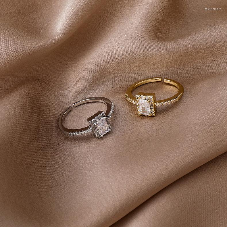 Cluster Rings 2022 Korean Exquisite Square Ring Fashion Temperament Simple Versatile Open Elegant Women's Jewelry
Cluster Rings 2022 Korean Exquisite Square Ring Fashion Temperament Simple Versatile Open Elegant Women's Jewelry