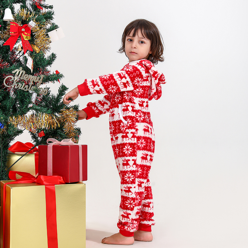 Family Matching Outfits Christmas Family Matching Pajamas flannel Mother Daughter Father Baby Kids Sleepwear Mommy and Me Nightwear Clothes 220914
