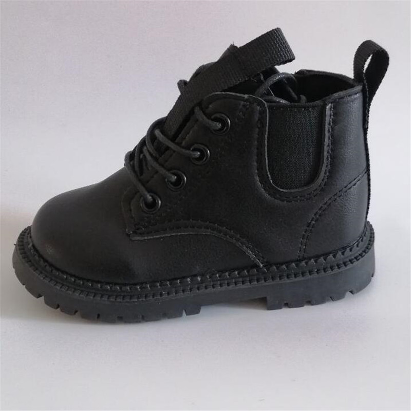 Boots Kids Leather Chelsea Waterproof Children Sneakers Black Toddler Snow Girl Winter Shoe Boy 220915