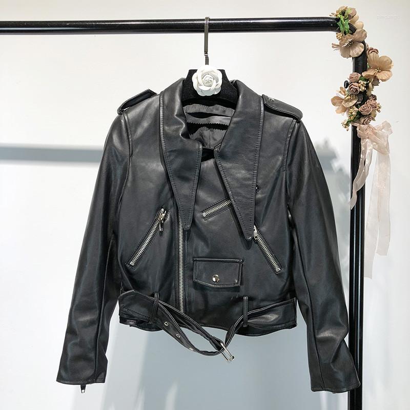 Women' Leather Women' & Faux 2022 Autumn Winter Fashion Streetwear Vintage Style Big Collar Sashes Motorcycle Jacket Women Casual PU, Black
Women' Leather Women' & Faux 2022 Autumn Winter Fashion Streetwear Vintage Style Big Collar Sashes Motorcycle Jacket Women Casual PU, Black