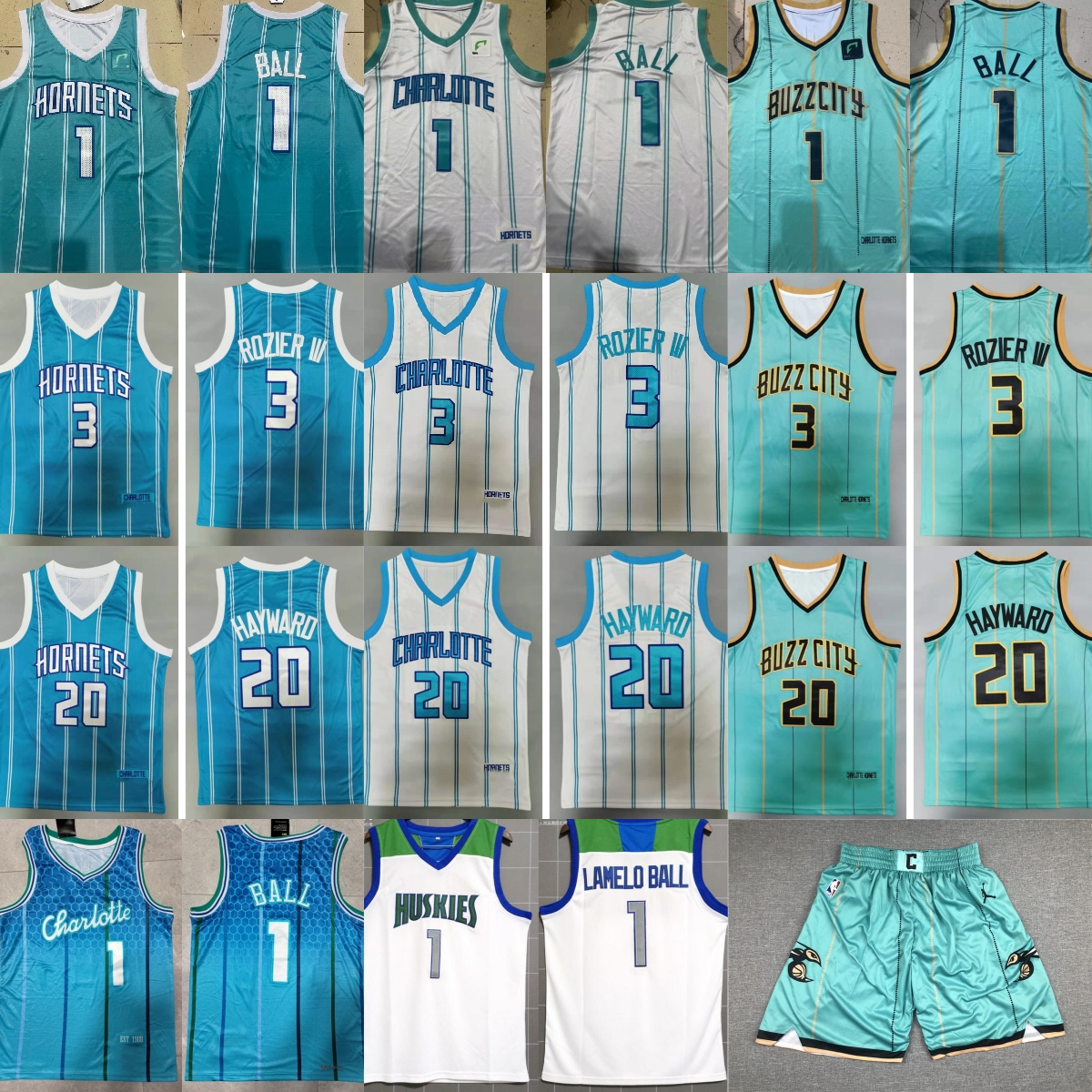 2022-23 New Basketball 1 LaMelo Ball Jerseys Stitched 3 Terry 20 Gordon Rozier III Hayward Jersey Man Kids boys youth Ball Green White Blue, As picture
2022-23 New Basketball 1 LaMelo Ball Jerseys Stitched 3 Terry 20 Gordon Rozier III Hayward Jersey Man Kids boys youth Ball Green White Blue, As picture