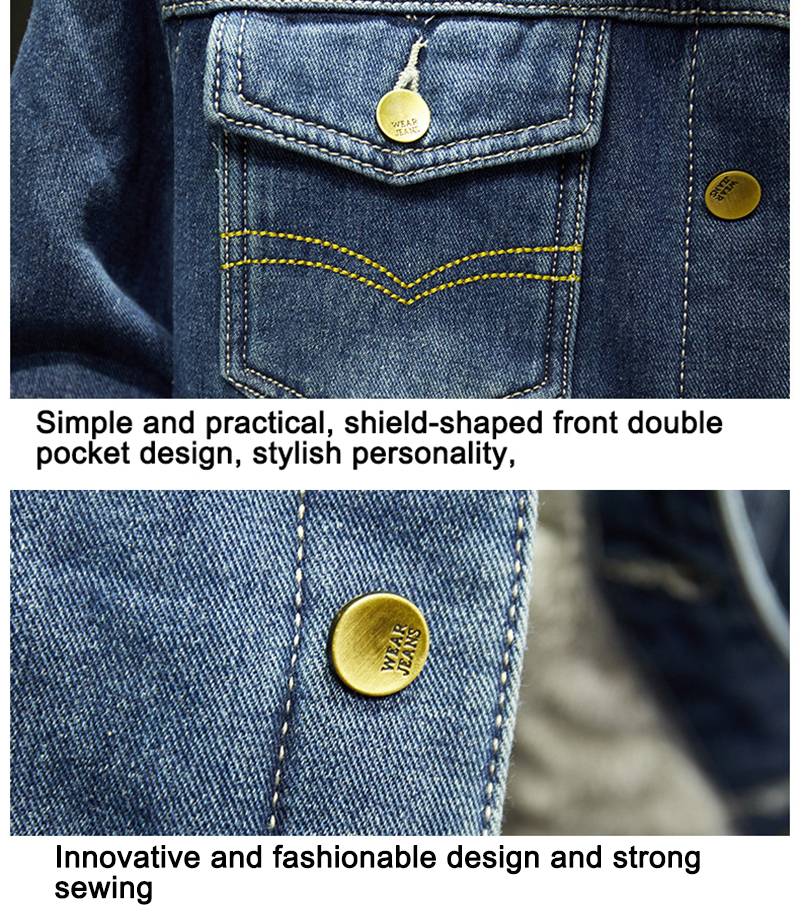 Men's Jackets Winter Jean Outerwear Warm Denim Coats Fashion Wool Liner Thicker Plus Size M8XL 220915