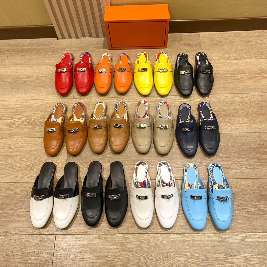 Classic leather slippers women Genuine Leather Mules Loafers Metal festival red lovely white girls outdoor walking Catwalk shows shoes size 34-42, Contact us for more products pictures
Classic leather slippers women Genuine Leather Mules Loafers Metal festival red lovely white girls outdoor walking Catwalk shows shoes size 34-42, Contact us for more products pictures