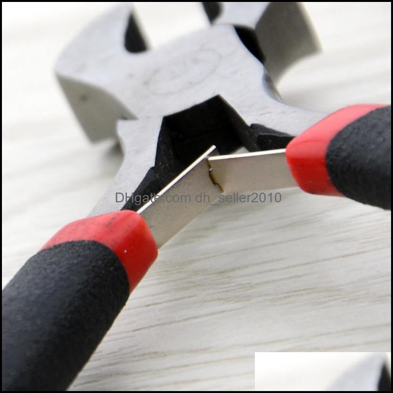 Pliers Mini Wire Pliers Diy Handcraft Spring Needle Nose Flat Plier Cutting Jewelry Tools Equipment Fit Beadwork Repair 4Jp H1 Drop D Dhh91