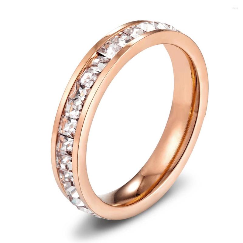 Cluster Rings Classic Stainless Steel Ring Trendy Jewelry Cubic Zirconia Modern Crystal Charm Wedding Band For Women Men Couple Gift
Cluster Rings Classic Stainless Steel Ring Trendy Jewelry Cubic Zirconia Modern Crystal Charm Wedding Band For Women Men Couple Gift