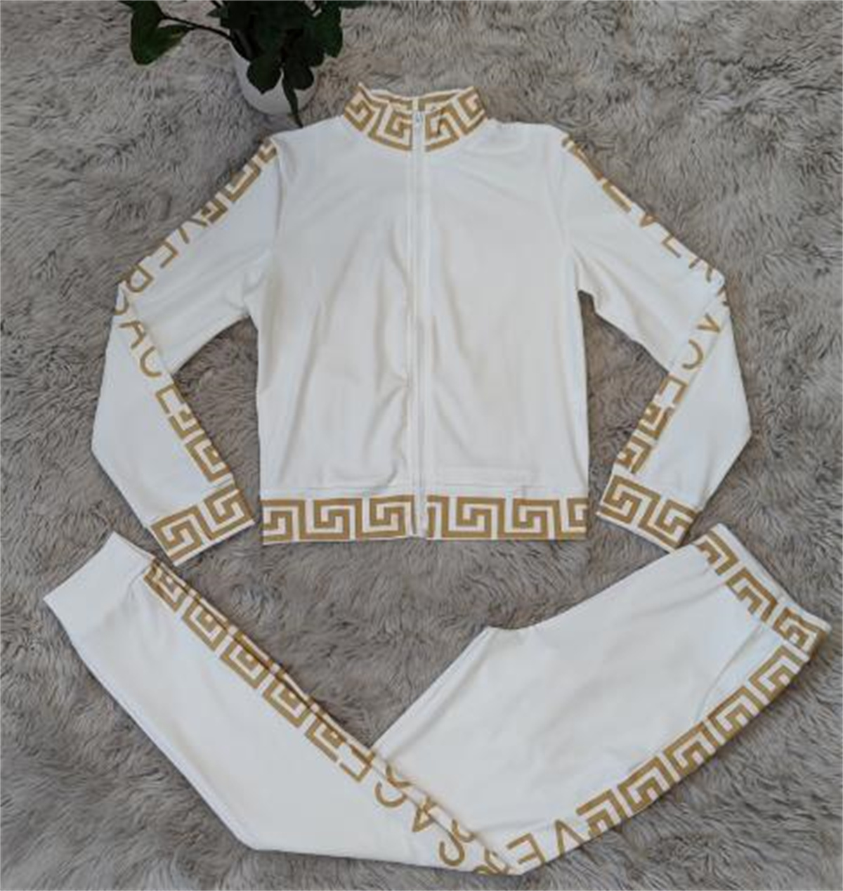 Fashion Womens Sweaters Sports Tracksuits Joggers Two Piece Sets Jackets Drawstring Zip Outfits hoodies and Sport Pants Casual Outfits jogger Suits