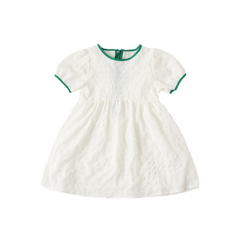 Family Matching Outfits Mother And Daughter White Dresses Women's Girls Summer Dress Mom And Baby Equal Matching Clothes Parent Child Clothing Ro