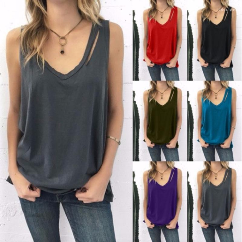 Women' Tanks Sexy Women Ladies Summer Vest Top Solid Tank Tops 2022 T-Shirts V-neck Hole Loose Casual All Match Female Pulls Tees, Gray
Women' Tanks Sexy Women Ladies Summer Vest Top Solid Tank Tops 2022 T-Shirts V-neck Hole Loose Casual All Match Female Pulls Tees, Gray
