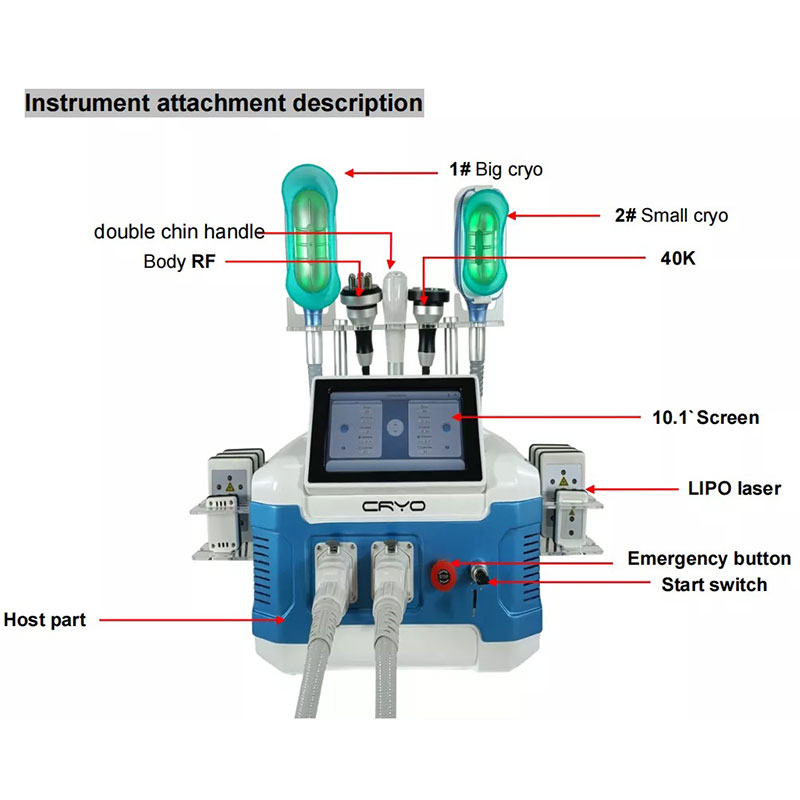Portable Cryolipolysis Professional Machine Cryolipolise Cool Technology Fat Removal Device