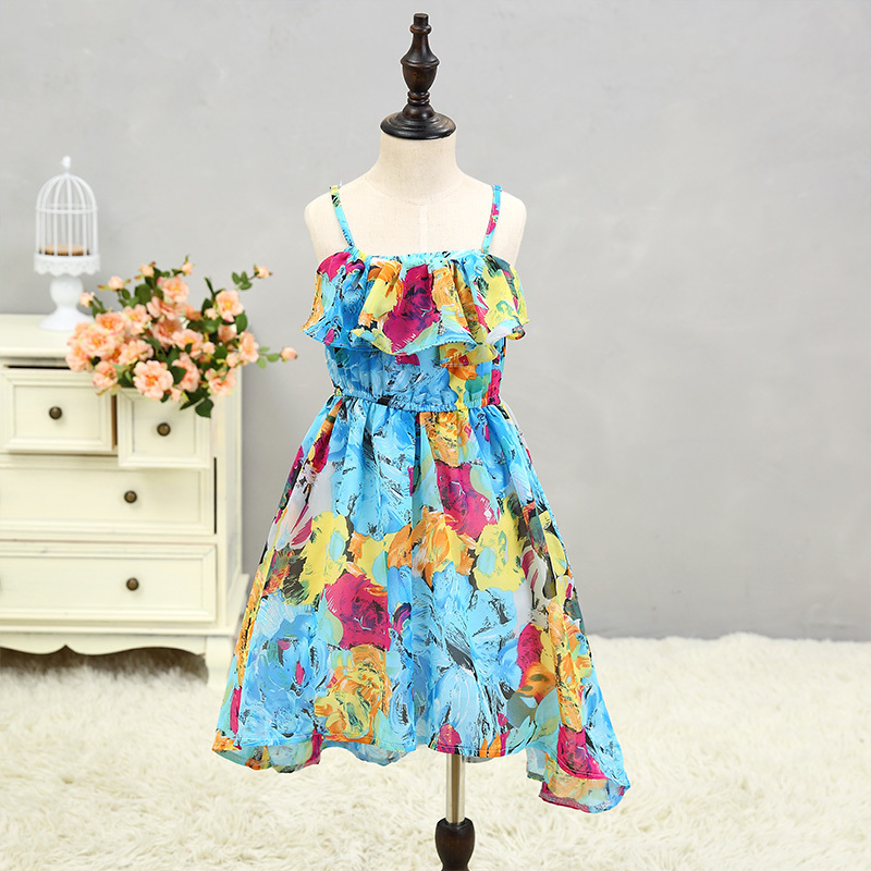 Family Matching Outfits Summer Family Matching Outfits Mother Daughter Beach Floral Off-shoulder Dresses Dad Son T-shirtPants Mommy and Me Dress 22091