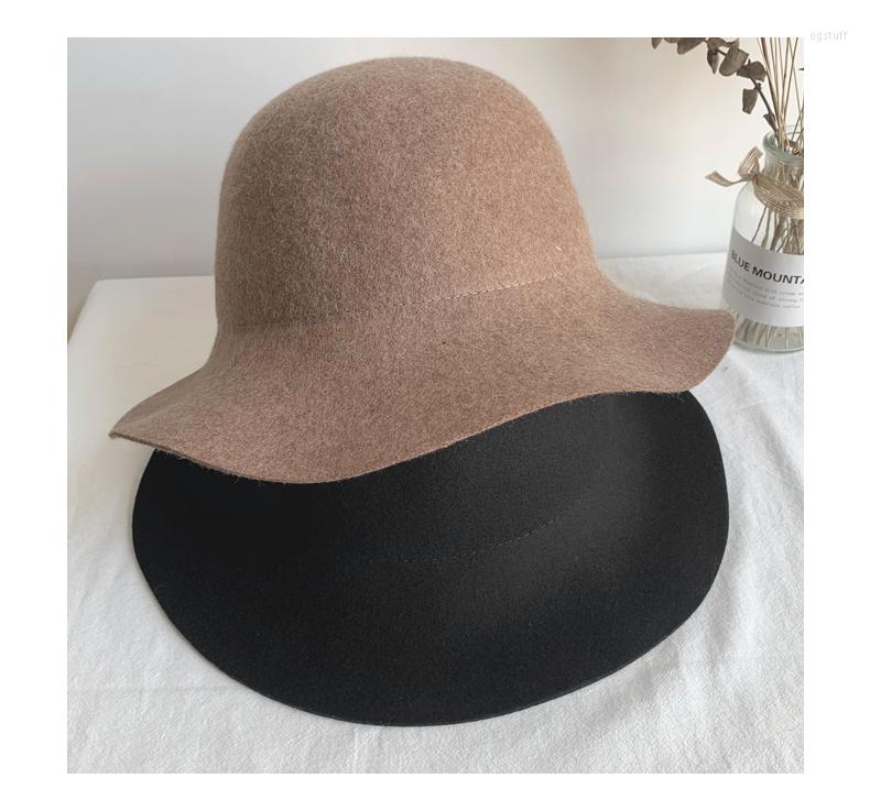 Berets Autumn Winter Woolen Cloth Bucket Hat Women Fashion Vintage Fisherman Hats Versatile Cap Spring Felt 6 Colors Foldable, Black
Berets Autumn Winter Woolen Cloth Bucket Hat Women Fashion Vintage Fisherman Hats Versatile Cap Spring Felt 6 Colors Foldable, Black