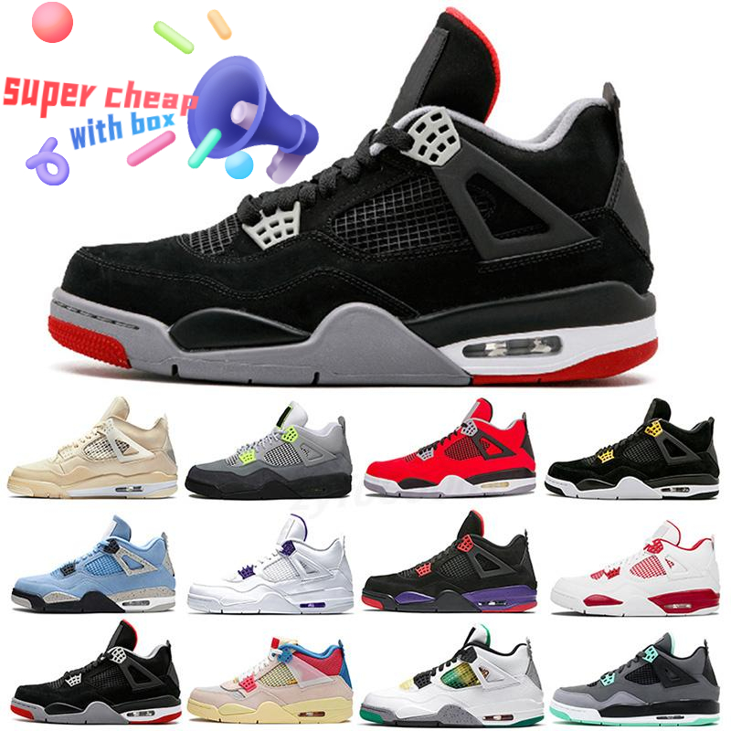 Jumpman 4 4s Basketball Shoes Men's Ladies Cream Wind Black Cat White Cactus Jack Men's Sneakers Sports Designer Sneakers, #4
Jumpman 4 4s Basketball Shoes Men's Ladies Cream Wind Black Cat White Cactus Jack Men's Sneakers Sports Designer Sneakers, #4