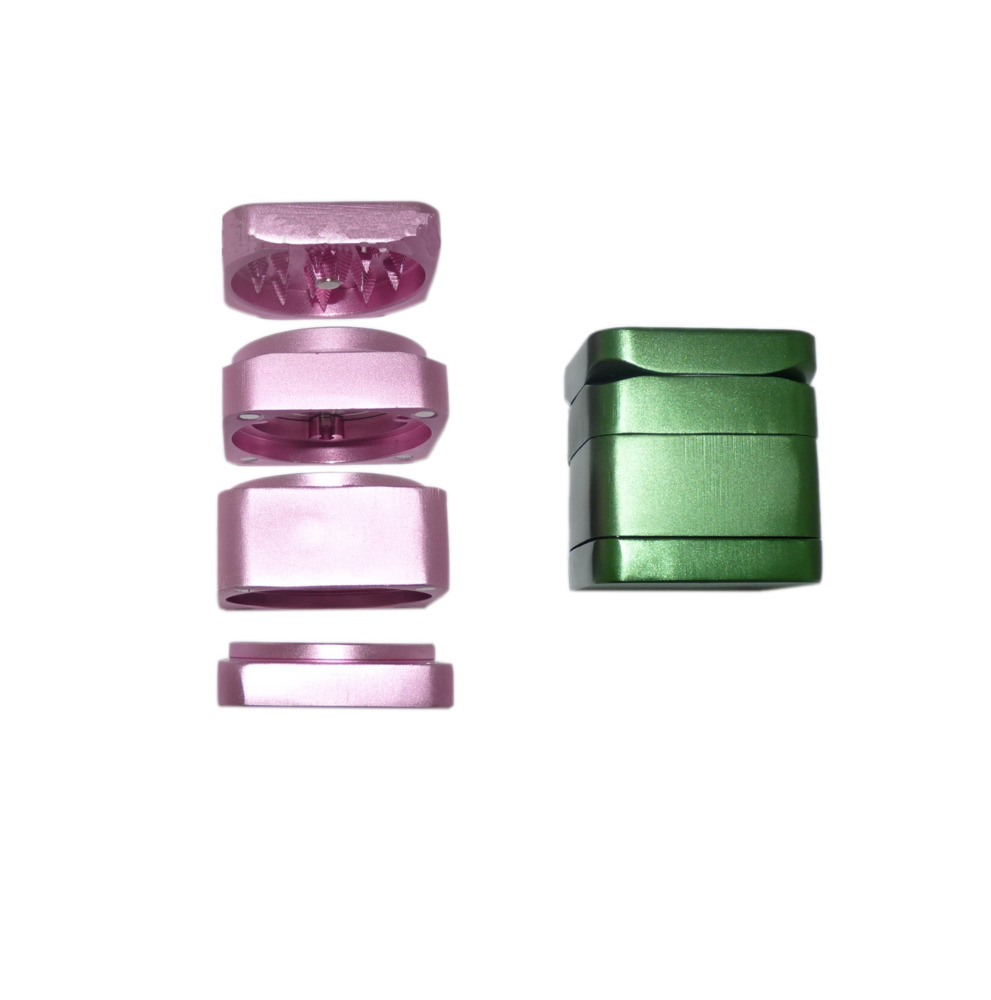 Smoking 55mm Aluminum Square Grinder matte colored tobacco grinders 4 layers accessories
Smoking 55mm Aluminum Square Grinder matte colored tobacco grinders 4 layers accessories
