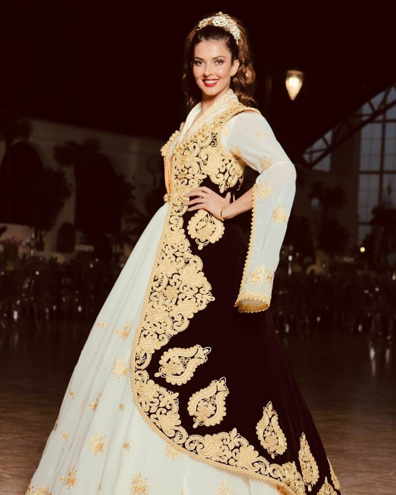 Traditional Albanian Caftan Kosovo Dresses Prom with burgundy jacket 2023 Robe De Soiree De Mariage gold lace Evening Dress Party Gowns