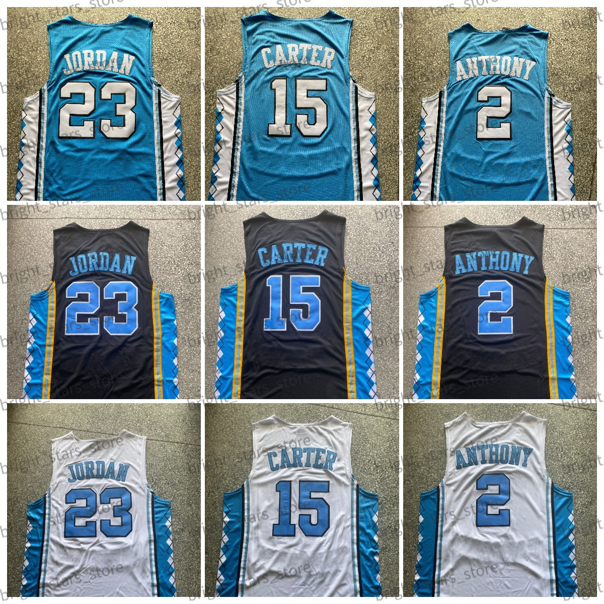 NCAA Basketball Jersey 23 North Carolina Tar Heels 15 Vince Carter #2 Cole Anthony Blue White Mens Stitched Jerseys, Men jersey
NCAA Basketball Jersey 23 North Carolina Tar Heels 15 Vince Carter #2 Cole Anthony Blue White Mens Stitched Jerseys, Men jersey