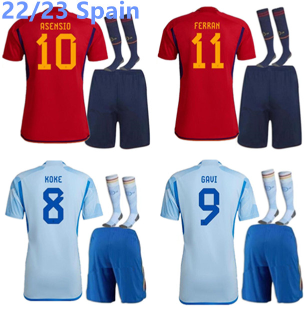 2022 Spain soccer jerseys Espana adult kits ANSU FATI ASENSIO MORATA FERRAN GAVI AZPILICUETA 22 23 WORLD RAMOS CUP fans football shirts men kit equipment, 2022 away no socks
2022 Spain soccer jerseys Espana adult kits ANSU FATI ASENSIO MORATA FERRAN GAVI AZPILICUETA 22 23 WORLD RAMOS CUP fans football shirts men kit equipment, 2022 away no socks