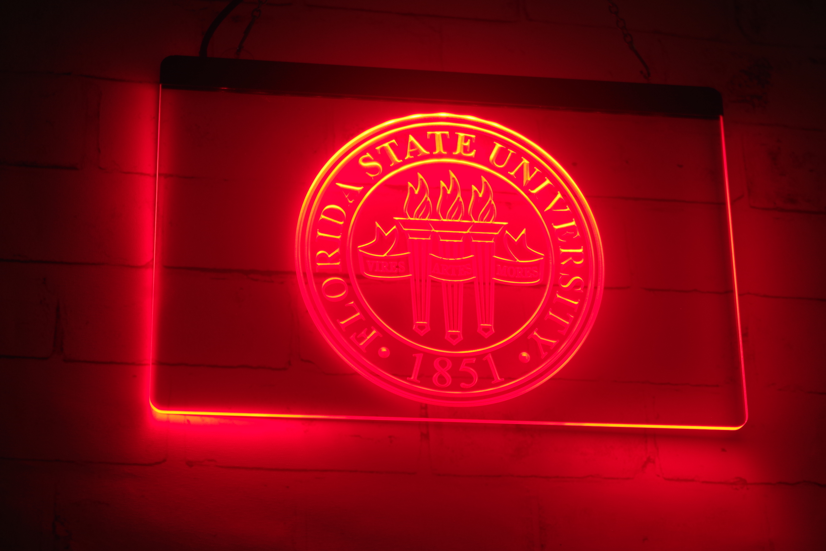 LD2617 Florida State University Light Sign LED 3D Engraving Wholesale Retail