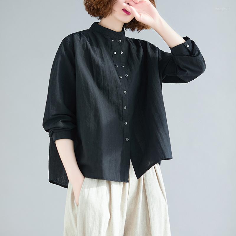 Women's Blouses Solid Black Button Women Shirts 2022 Summer Half Sleeved Loose Casual All Match Female Outwear Coat Tops, See chart
Women's Blouses Solid Black Button Women Shirts 2022 Summer Half Sleeved Loose Casual All Match Female Outwear Coat Tops, See chart