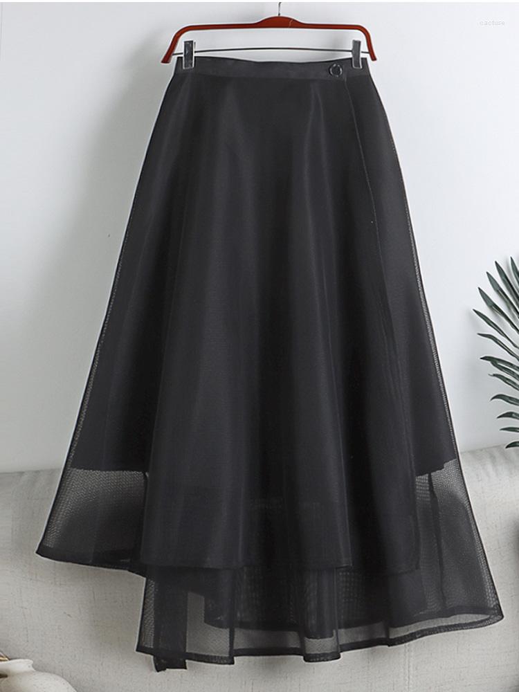 Skirts OHRYIYIE Autumn Winter Irregular Hollow Out Tulle Skirt Women 2022 Fashion High Waist A Line Female Sweet Mesh, Beige
Skirts OHRYIYIE Autumn Winter Irregular Hollow Out Tulle Skirt Women 2022 Fashion High Waist A Line Female Sweet Mesh, Beige