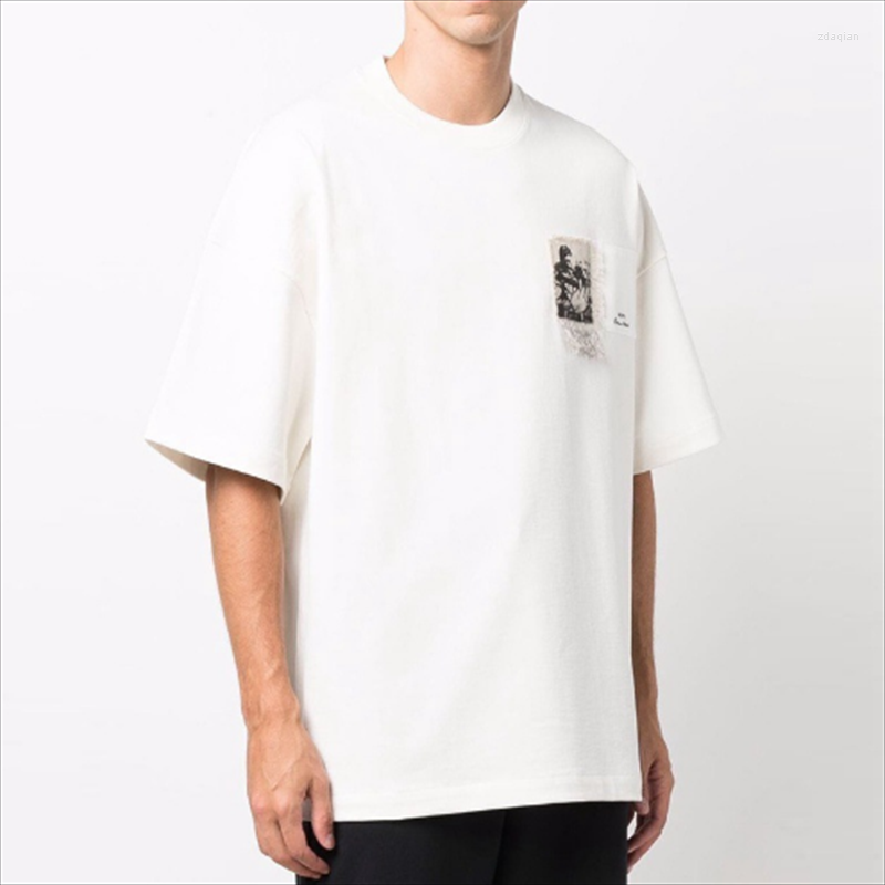 Men' T Shirts 22 Spring And Summer Tassel Portrait Applique Men Women With The Same Style Cotton High Street Loose Version Short, Ivory
Men' T Shirts 22 Spring And Summer Tassel Portrait Applique Men Women With The Same Style Cotton High Street Loose Version Short, Ivory
