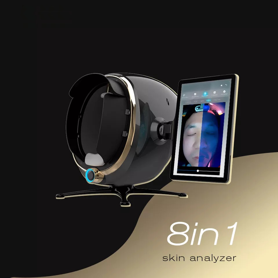 Professional 3D Skin Analysis Machine for Salons, Portable Facial Scanner with Magic Mirror Technology, Provides In-Depth Skin Diagnosis & Consultatio