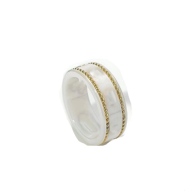 New black and white ceramic couple ring personality star bee mahua fashion star with the same designer love rings for women mens luxury engagement nail wedding -1
New black and white ceramic couple ring personality star bee mahua fashion star with the same designer love rings for women mens luxury engagement nail wedding -1