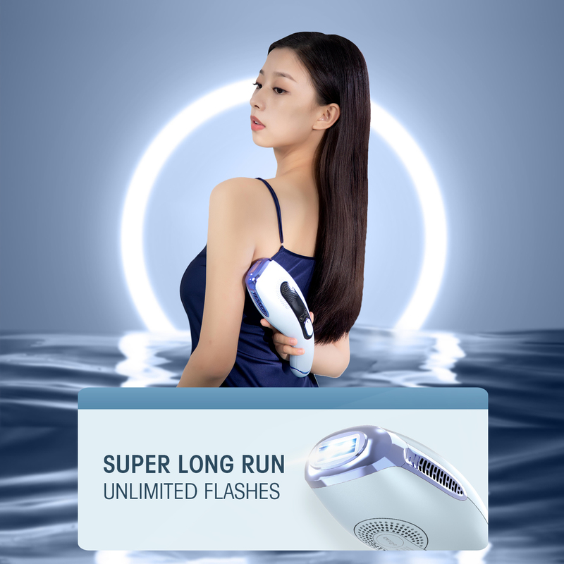 Epilator DEESS GP592 Ice cooling ipl hair removal home use 2 in 1 device unchangeable lamps unlimited 220915