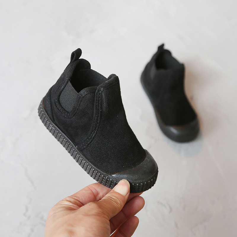 Boots Winter Children s Warm Cotton Shoes Fashion Simple 2 7 Years Old Boys and Girls High Snow 220915