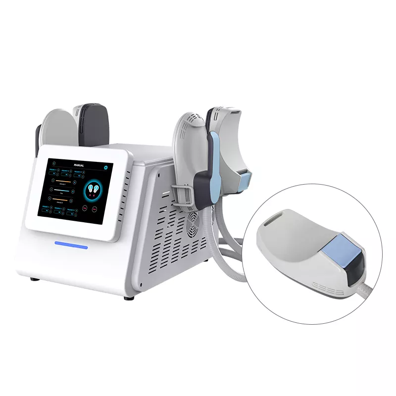 2023 High Intensity EMS Electromagnetic Stimulation Slimming Machine Muscle Building Weight Loss Sculpting Machine Portable