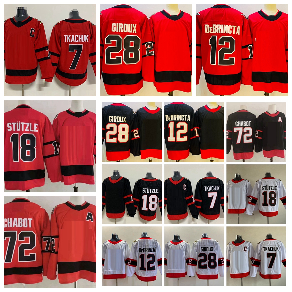 2022 Mens 28 Claude Giroux Hockey Jerseys 12 Alex DeBrincat 7 Brady Tkachuk 72 Thomas Chabot Jersey 18 Tim Stutzle Reverse Retro Black Shirts, Red 28
2022 Mens 28 Claude Giroux Hockey Jerseys 12 Alex DeBrincat 7 Brady Tkachuk 72 Thomas Chabot Jersey 18 Tim Stutzle Reverse Retro Black Shirts, Red 28