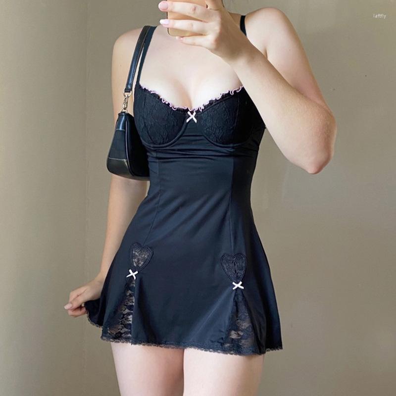 Casual Dresses 2022 Summer Sexy Retro Lace Patchwor Strap Bow Black Dress Mini Fashion Aesthetic Club Party For Women Outfits, Blue
Casual Dresses 2022 Summer Sexy Retro Lace Patchwor Strap Bow Black Dress Mini Fashion Aesthetic Club Party For Women Outfits, Blue