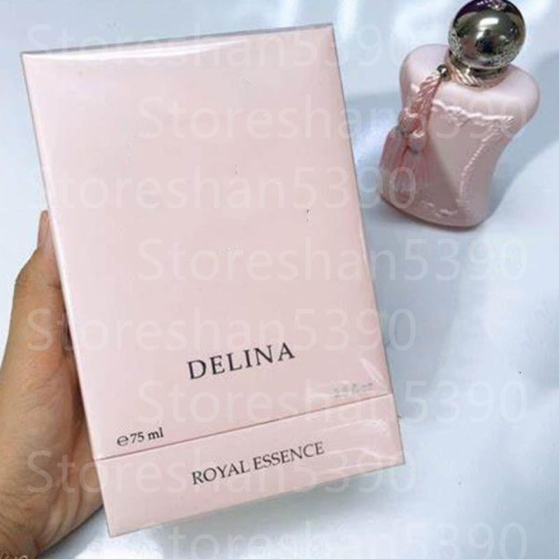Luxury Brand Perfume 75ml la rosee royal essence Delina spray charming smell Parfums de-Marly Long Lasting Time High Fragrance fast ship
Luxury Brand Perfume 75ml la rosee royal essence Delina spray charming smell Parfums de-Marly Long Lasting Time High Fragrance fast ship