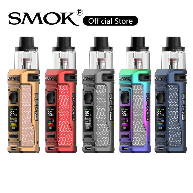 Smok RPM 85 Kit 85W Vape Device Built-in 3000mAh Battery 6ml Child-resistant Pod With 0.15ohm 0.23ohm RPM3 Meshed Coil, Matte blue
Smok RPM 85 Kit 85W Vape Device Built-in 3000mAh Battery 6ml Child-resistant Pod With 0.15ohm 0.23ohm RPM3 Meshed Coil, Matte blue