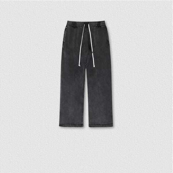 Pants Autumn Winter Heavyweight Washed Sweatpants Man Black Elastic Waist Drawstring Straight Loose Oversize Casual High Street
Pants Autumn Winter Heavyweight Washed Sweatpants Man Black Elastic Waist Drawstring Straight Loose Oversize Casual High Street