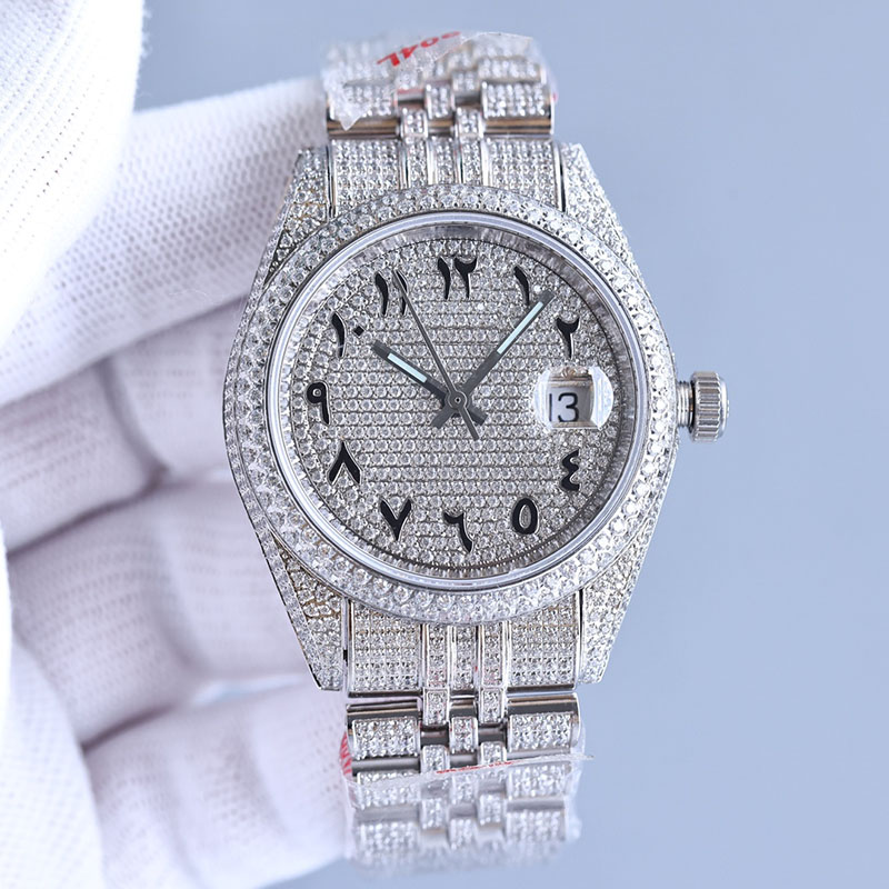 Diamond Watch Mens Automatic Mechanical Movement Watches Sapphire 41mm Stainless Steel Men Waterproof WristWatch Montre De Luxe Business WristWatches, Color19
Diamond Watch Mens Automatic Mechanical Movement Watches Sapphire 41mm Stainless Steel Men Waterproof WristWatch Montre De Luxe Business WristWatches, Color19