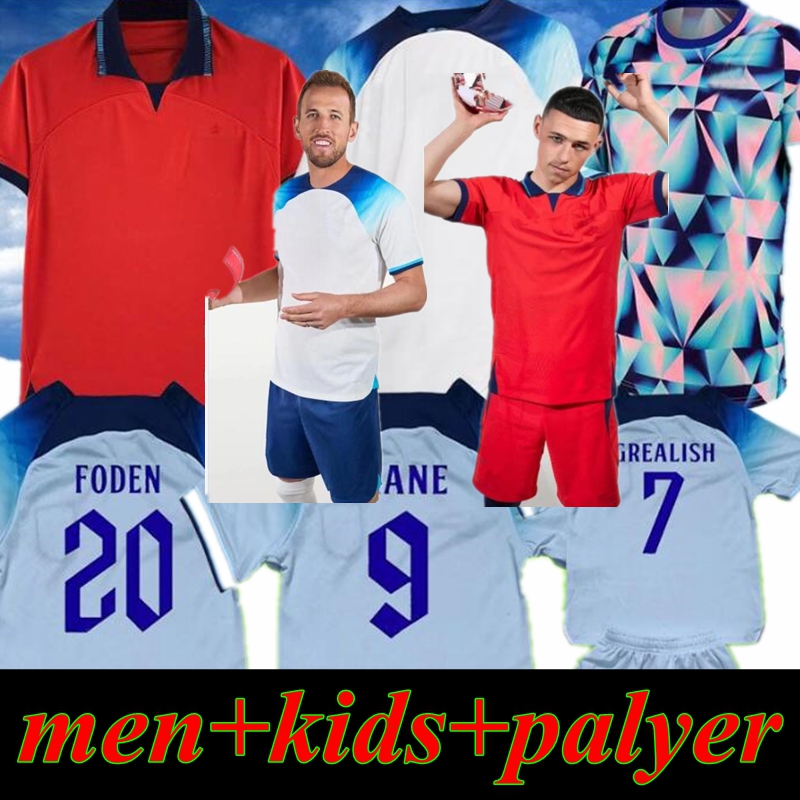 ENGlANDS KANE soccer jersey RASHFORD HENDERSON MEAD GREALISH STERLING SANCHO MOUNT SAKA 22 23 Kids kit Men national football shirts 2022 2023, Blue
ENGlANDS KANE soccer jersey RASHFORD HENDERSON MEAD GREALISH STERLING SANCHO MOUNT SAKA 22 23 Kids kit Men national football shirts 2022 2023, Blue