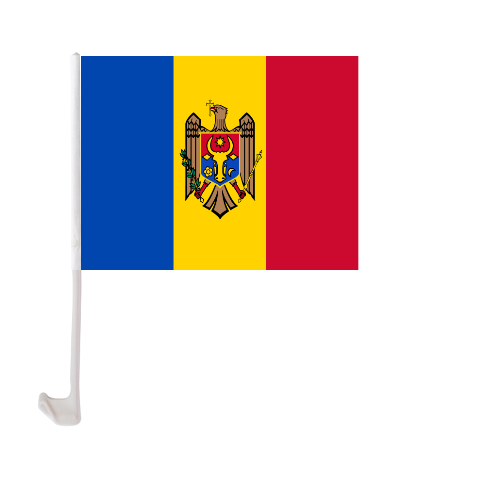 Moldova Car Flag 30x45cm Window Clip Moldovan Flags Polyester UV Protection Car Decoration Banner with Flagpole
Moldova Car Flag 30x45cm Window Clip Moldovan Flags Polyester UV Protection Car Decoration Banner with Flagpole