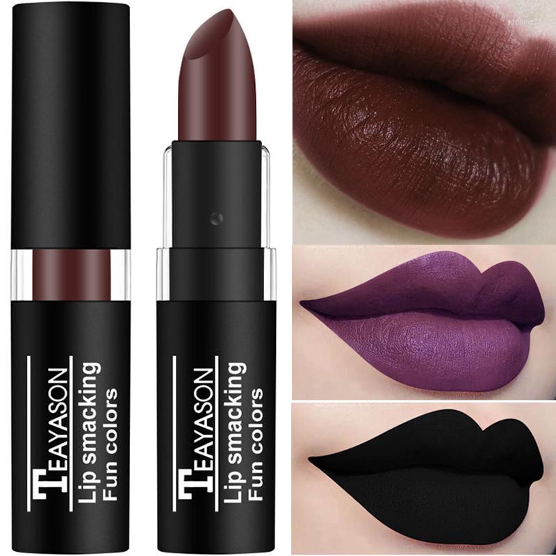 Lipstick Brand Black Retro Dark Color Lipsticks Matte Waterproof Blue Vampire Holloween Party Makeup Maquillaje Lip Pencil, 10
Lipstick Brand Black Retro Dark Color Lipsticks Matte Waterproof Blue Vampire Holloween Party Makeup Maquillaje Lip Pencil, 10