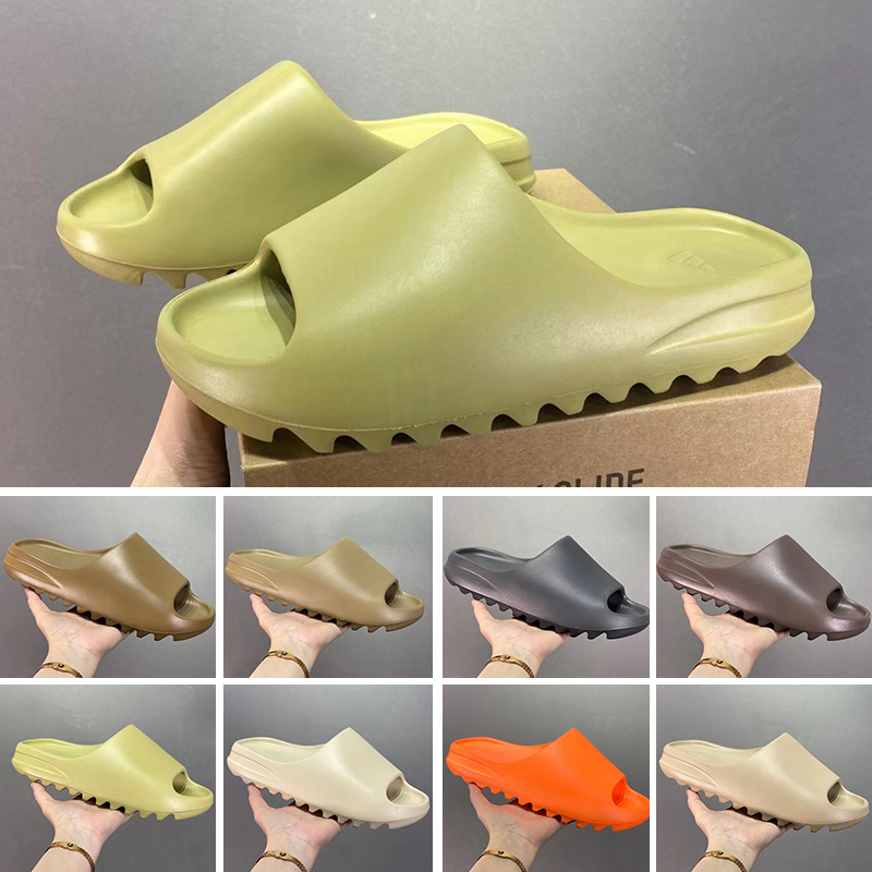 Designer Slippers sliders EVA men woman Comfortable Sandals Onyx Glow Green Soot Black Bone Resin Desert Sand Pure foam slides mens slide, Color 5
Designer Slippers sliders EVA men woman Comfortable Sandals Onyx Glow Green Soot Black Bone Resin Desert Sand Pure foam slides mens slide, Color 5