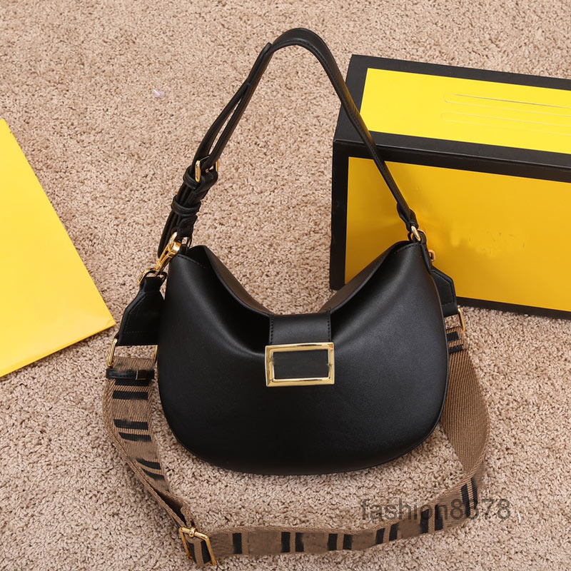 Evening Bags Cow Horn Shaped Underarm Bag Women Genuine Leather Shoulder Bags Wide Knitting Strap Half Moon Arc Pouch Ladies Fashion, Black
Evening Bags Cow Horn Shaped Underarm Bag Women Genuine Leather Shoulder Bags Wide Knitting Strap Half Moon Arc Pouch Ladies Fashion, Black